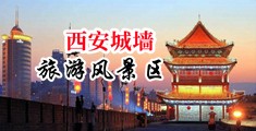 黑人爆操中国美女中国陕西-西安城墙旅游风景区